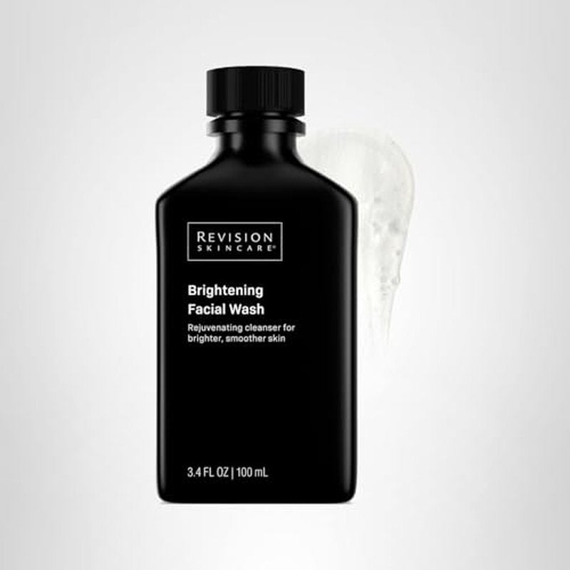 Revision Skincare Brightening Facial Wash, Daily Face Wash for Oily and Combination Skin with Vitamin C, Glycolic Acid, and Salicylic Acid to Brighten, Exfoliate, and Remove Impurities, 3.4 fl oz