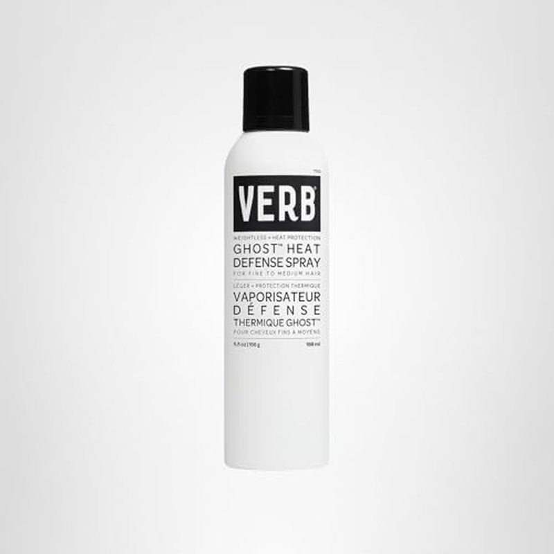 VERB Ghost Heat Defense Spray, 5.5 oz – Weightless Heat Protection + Shine – for Fine to Medium Hair – Vegan, Free of Harmful Sulfates