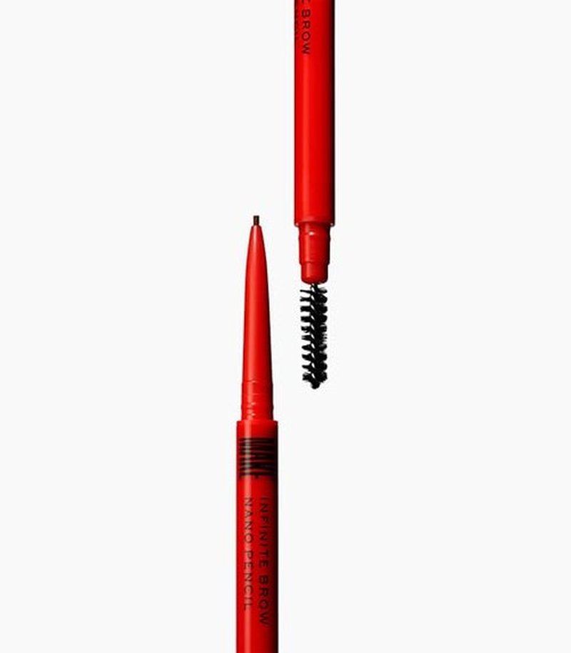 MAKE Beauty Nano Brow Micro Eyebrow Pencil - Long-Lasting Smudgeproof Precision Liner for Natural-Looking Eyebrows | Warm Brown Shade