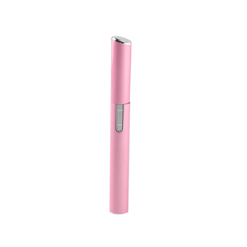 minkissy Women Electric Eyebrow Trimmer Battery Operated Facial Hair Razor with Comb Compact Size for Gentle Hair Removal on Face Neck and Arms
