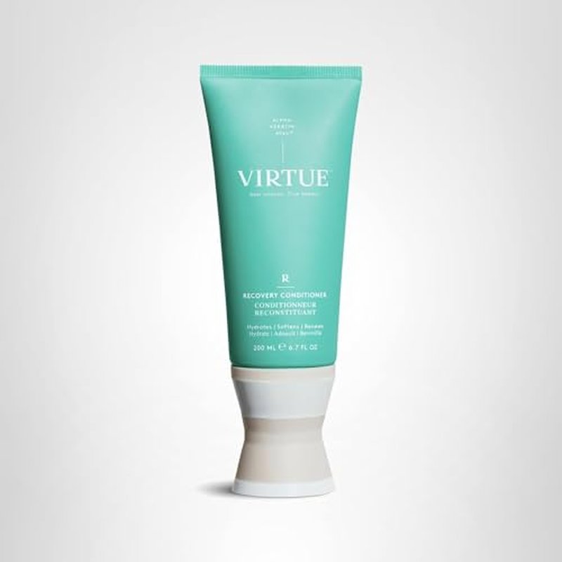 VIRTUE Recovery Conditioner with Keratin Hydrates, Softens, and Renews Damaged Hair, Sulfate Free, Color Safe