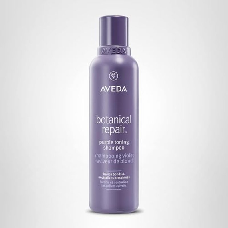 Aveda Botanical Repair Purple Toning Shampoo | For Blonde, Silver, Grey Hair | Reduces Brassy Tones | Silicone Free | 96% Naturally Derived*, 6.7 fl oz