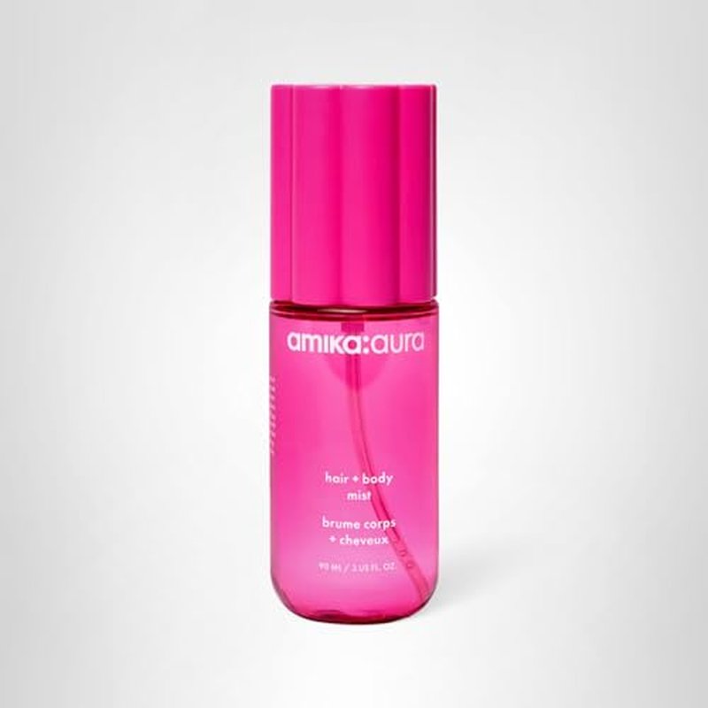 amika: aura hair and body mist | pink grapefruit, juicy apricot + warm vanilla