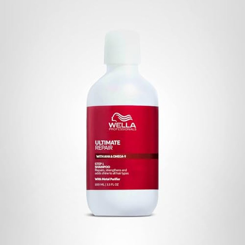 Wella Professionals ULTIMATE REPAIR Shampoo for Damaged Hair | Replenishes and Repairs | Travel Size | 3.3 Fl Oz - Packaging May Vary