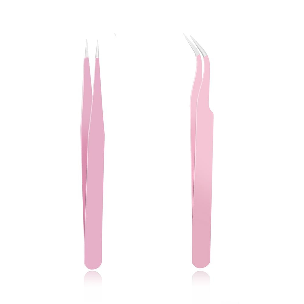 Foihukelim Industrial Tweezers,for Craft,Soldering, Laboratory Work,