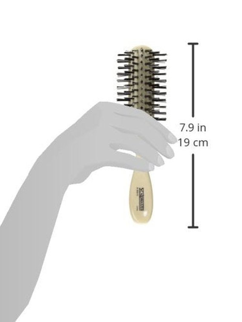 Scalpmaster Nylon Bristle Salon Contour Brush - Precision Styling Tool for All Hair Types