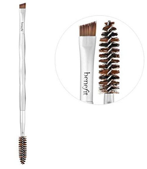 Benefit Cosmetics Angled Eyebrow Brush - Precision Application & Built-In Spoolie Tool