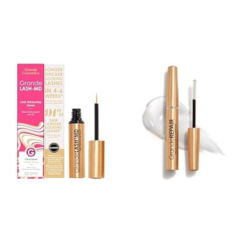 GrandeLASH-MD Eyelash Serum - 1ML with Complimentary Full Size GrandeREPAIR Treatment