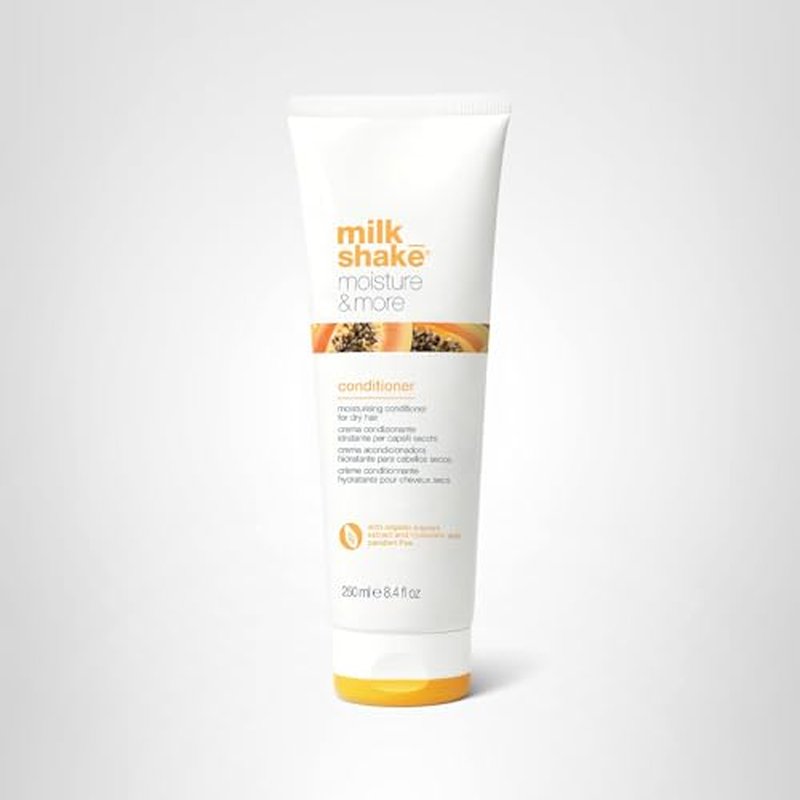 milk_shake moisture & more conditioner | creamy formula to hydrate and soften dry hair | for smoother, shinier, easy-to-manage hair | 8.1 fl oz