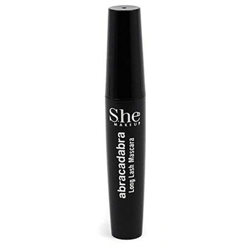 S.he Makeup Long Lash Black Mascara - Volumizing Formula for Dramatic Length