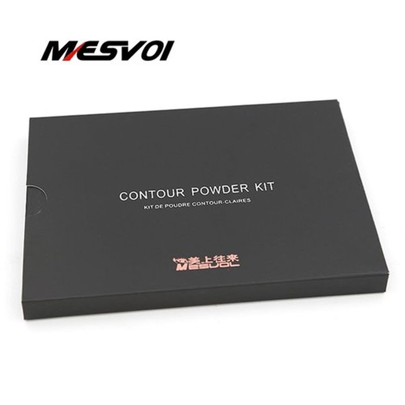 Skiennix Contour Powder Kit - 6 Color Foundation Palette for Dramatic Highlighting & Sculpting (Deep)