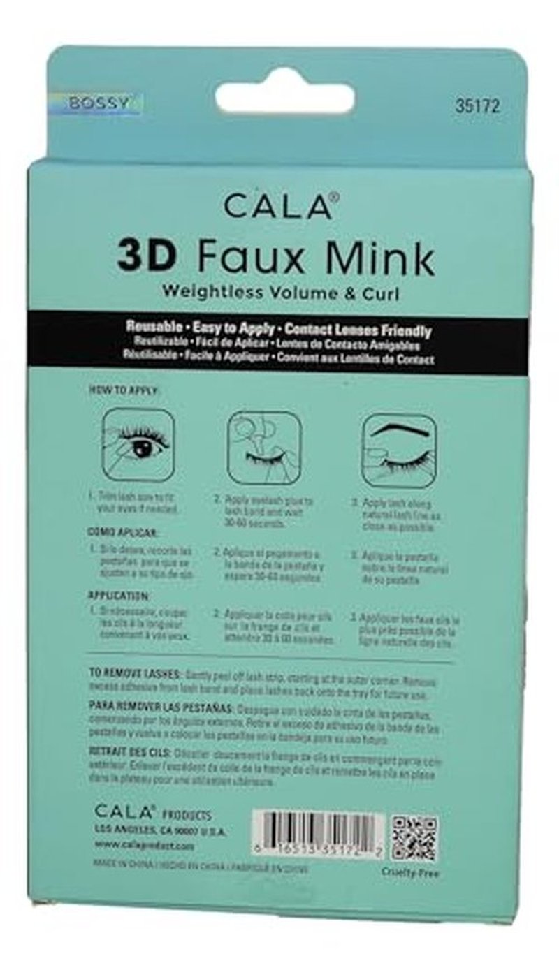3D Faux Mink Lashes: Sassy (5 Pack)