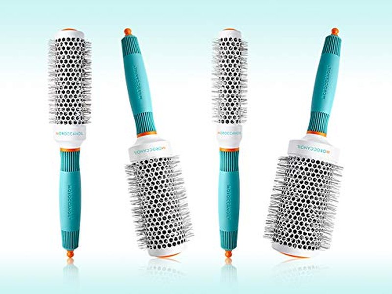 Moroccanoil Ceramic Round Brush - Professional Styling Tool for Smooth, Frizz-Free Hair