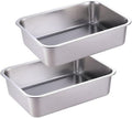 Lasagna Pan Set by [Brand Name] - Deep Stainless Steel Baking Pans, 12.6 Inches, Oven-Safe & Dishwasher Safe