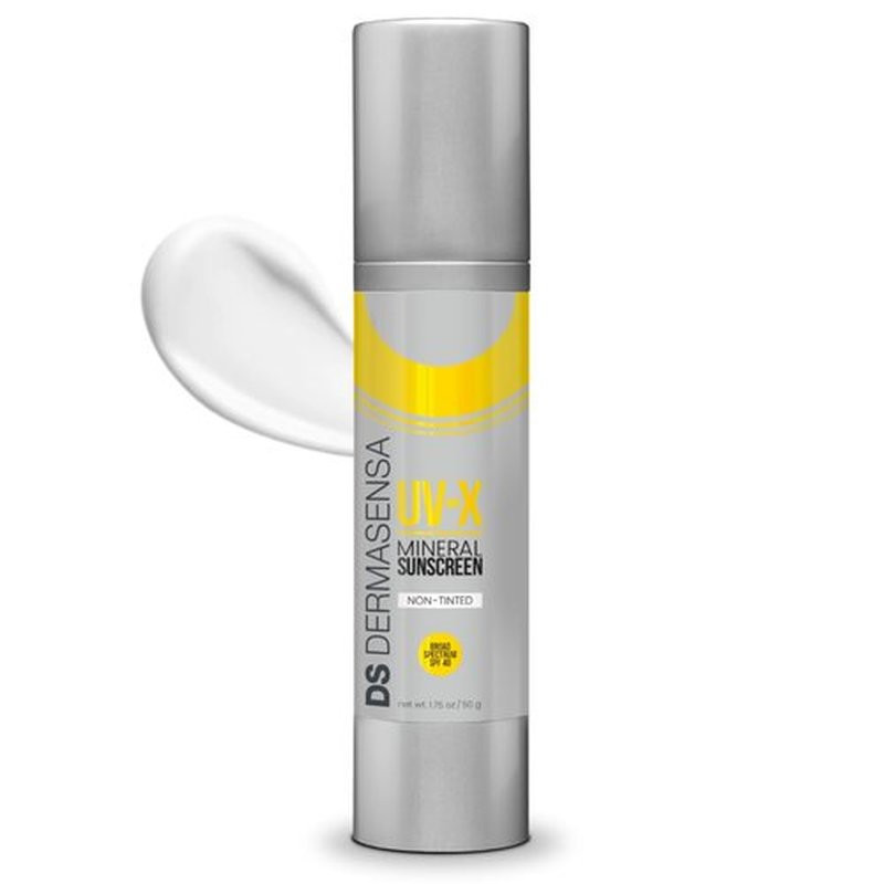 DS Dermasensa UV-X Mineral Sunscreen SPF 40 – Broad Spectrum Daily Facial Sunscreen, 1.75 oz (50g) (Non-Tinted)