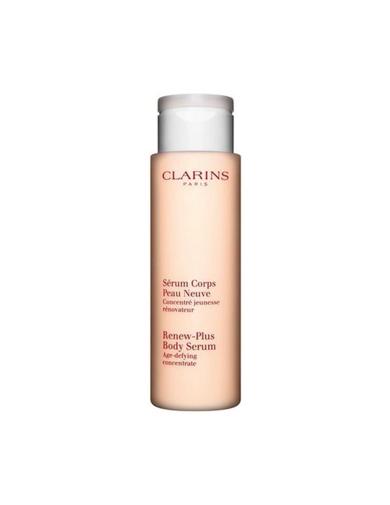 Clarins Renew-Plus Body Serum - Anti-Wrinkle & Anti-Aging Formula | Firms, Hydrates & Restores Radiance | 6.8 Ounces