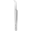 RWD IRIS Dressing Forceps 4.3", Martensitic Stainless Steel Medical Tweezers, 1mm Width Serrated Curved Tip, Micro Forceps Tweezer, Surgical Tweezer for High-Precision Handling (F11004-11)