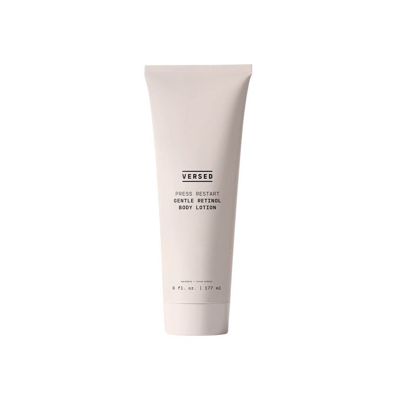 Versed Press Restart Retinol Body Lotion - Firming Cocoa Butter & Squalane Moisturizer for Aging Skin (6 oz)
