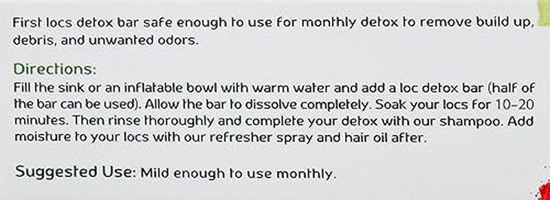 Made For Locs Vegan Detox Bar