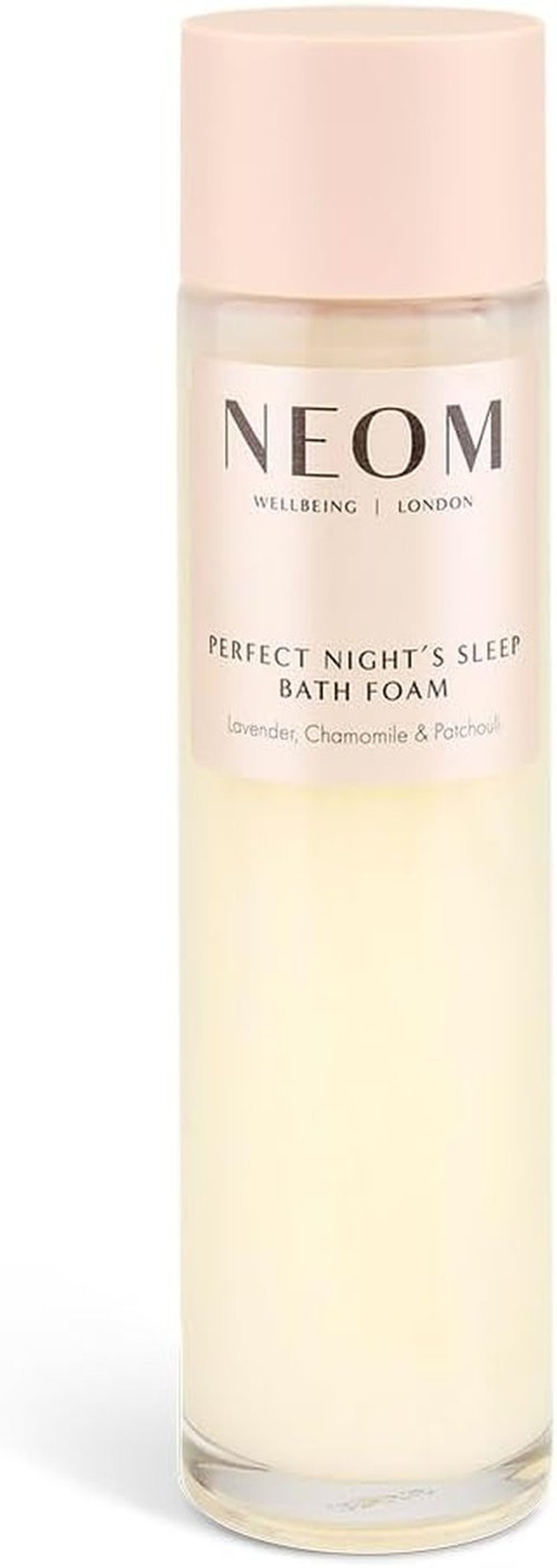 NEOM Perfect Night's Sleep Bath Foam - 100% Natural Lavender & Jasmine | 200ml | Soothing Aloe & Sweet Almond Oil