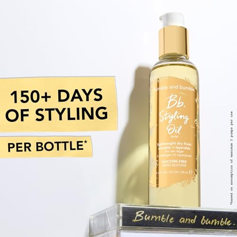 Bumble and bumble. Styling Oil for Split End Prevention + Anti-Frizz, 0.85 Fl Oz