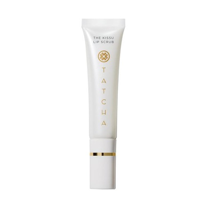 Tatcha Kissu Lip Scrub - Moisturizing Exfoliant with Peach Seed for Smooth, Polished Lips