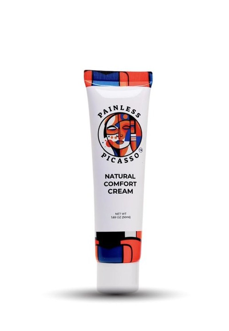 Painless Picasso Plant-Based Skin Prep Cream – Body Moisturizer for Cosmetic Use & Skin Conditioning – 1.69 oz