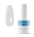 LEGACY NAILS Professional Rubber Gel Base-Coat 0.5 fl oz. Nivelador UV-LED Full Coverage Elastic Thick Flexible Gel Base Coat Builder (CLEAR)