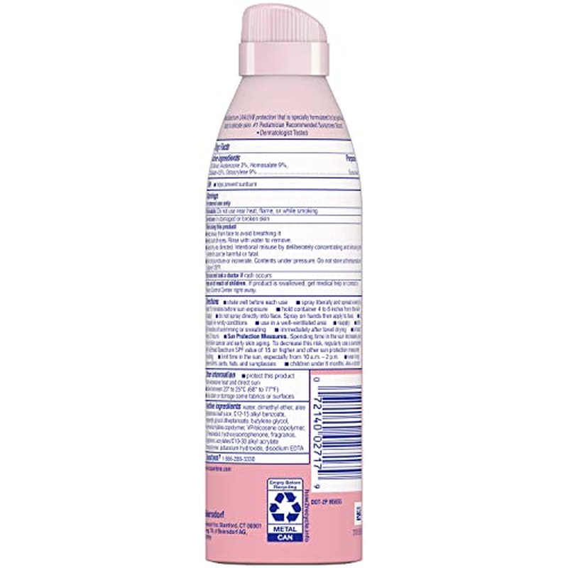 Coppertone WaterBabies Baby Sunscreen Spray SPF 50, Spray On Sunscreen for Babies, Water Resistant, 6 Oz, Pack of 3