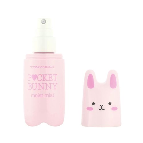 TONYMOLY Bunny Beauty Essentials - Pocket Bunny Facial Mist & Petit Bunny Lip Gloss Set | Juicy Peach & Strawberry