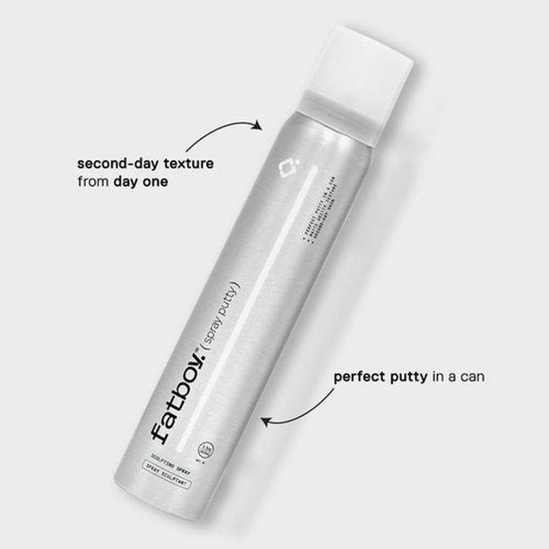 Fatboy Hair Spray Putty - Heavy Hold Styling Spray for Volume & Texture | Matte Finish, 3.5 oz