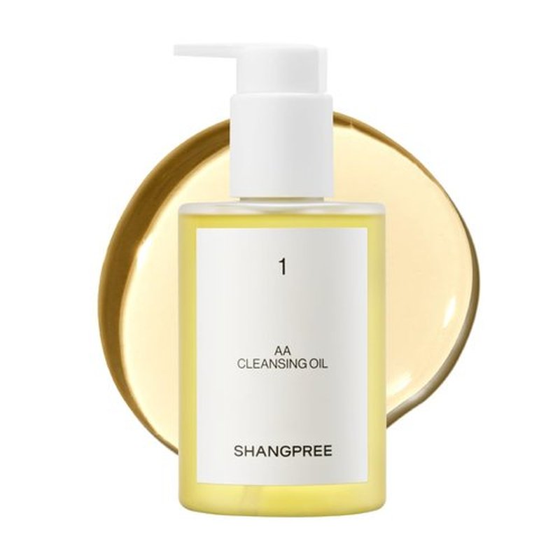 Shangpree AA Cleansing Oil, Plant-Based Oils, Gentle Deep Cleansing, Removes Makeup and Impurities, One Cleanse, Smooth & Comfortable Finish, 200ml / 6.76 fl.oz.