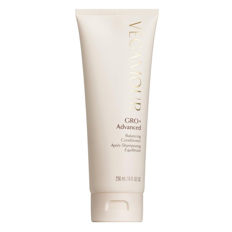 VEGAMOUR GRO+ Advanced Balancing Conditioner | Hydrates the Scalp, Nourishes and Softens Hair | For Severe Signs of Thinning | Color Safe, Vegan, Cruelty-Free, Formulated Without Silicones (8 Fl Oz)