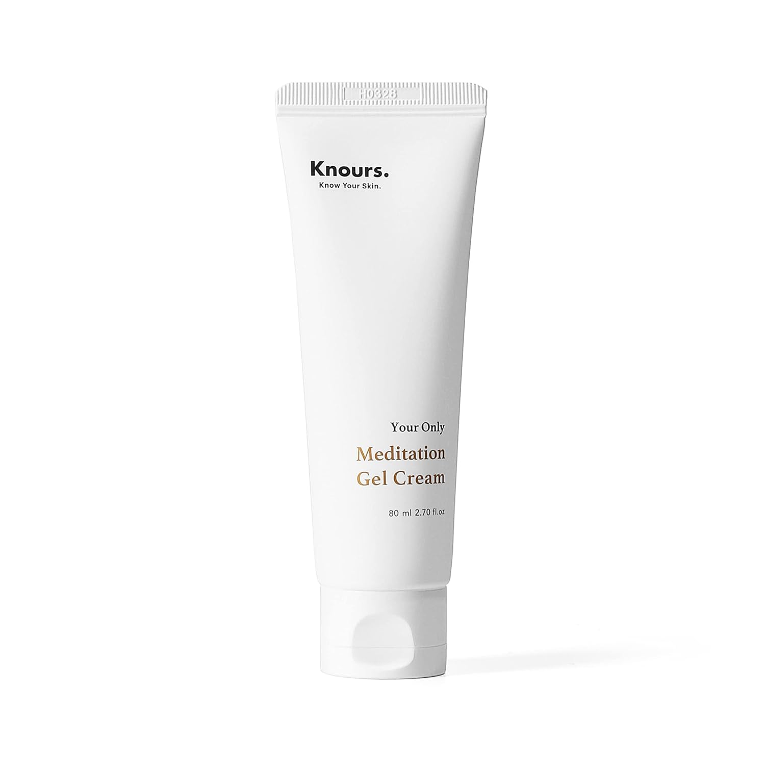 Knours. Light Weight Water Based Gel Moisturizer, Vegan Peppermint Squalane & Ceramide NP Hydrating Soothing Cooling (80ml 2.7 fl oz.)