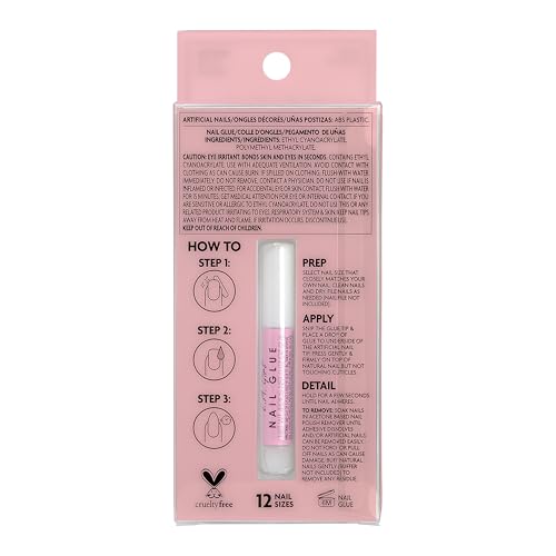 L.A. Girl Oh So Jelly Nail Tips, Lovely & Bubbly GNT724G (Pack of 2)
