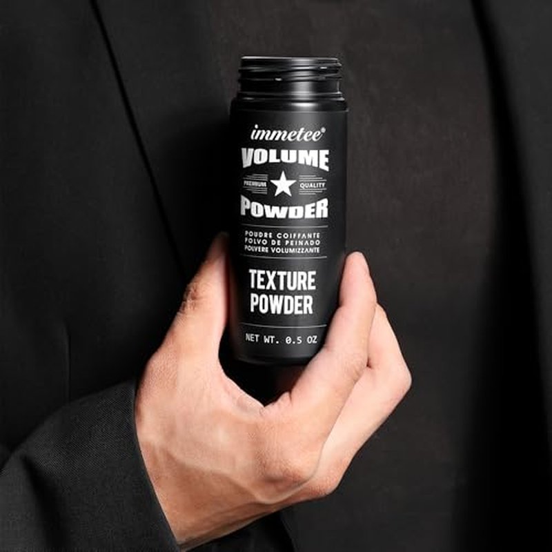immetee Hair Volume Powder - Texture Styling for Men and Women, Light Control Natural Matte Look, Root Lifting 14g (0.5 oz)