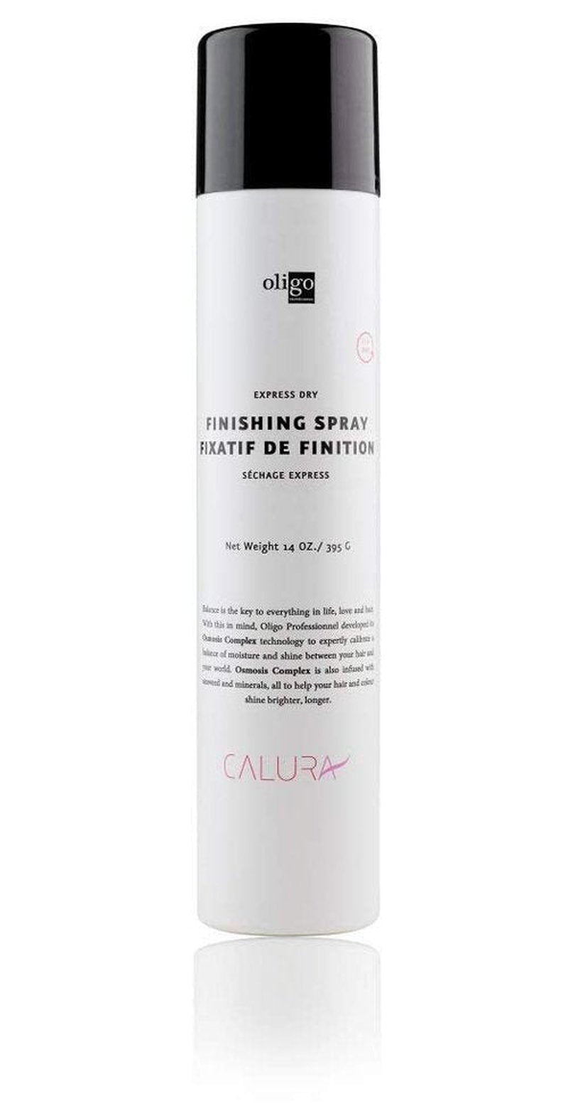 Oligo Professional Calura Finishing Hairspray - Strong Hold & Volume - Color Safe & Sulfate Free - 14oz