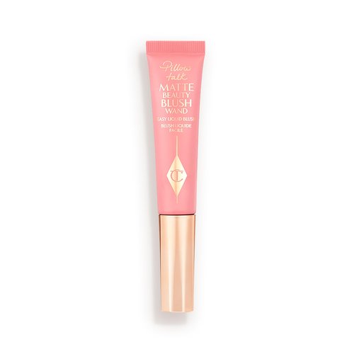 Charlotte Tilbury Pillow Talk Matte Liquid Blush Wand - Light-Reflecting Matte Blush with Cushion Applicator - Infused with Lumi-Blur Technology