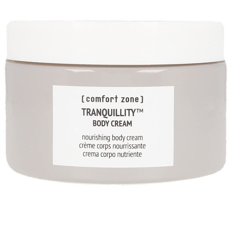 [ comfort zone ] Tranquillity Body Cream, Aromatic Nourishing Moisturizer, Hydrates, Silky Feel, Relieves Stress, Clean Beauty, Vanilla, Cedarwood, Sweet Orange, Very Dry Skin, 6.27 Fl Oz