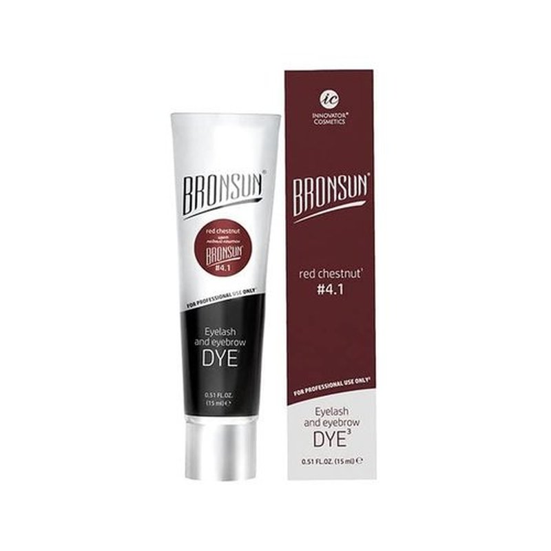 Bronsun Dye - Red Chestnut Hair Color | 15ml Long-Lasting Formula for Vibrant Shades