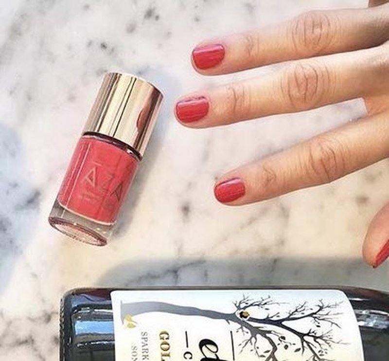 AZA Nail Polish - Vegan, 10-Free, Cruelty-Free, Non-Toxic, Chip Resistant, Made in USA,Deep Magenta Pink, Gorgeous Shades (No Love for Scrubs)