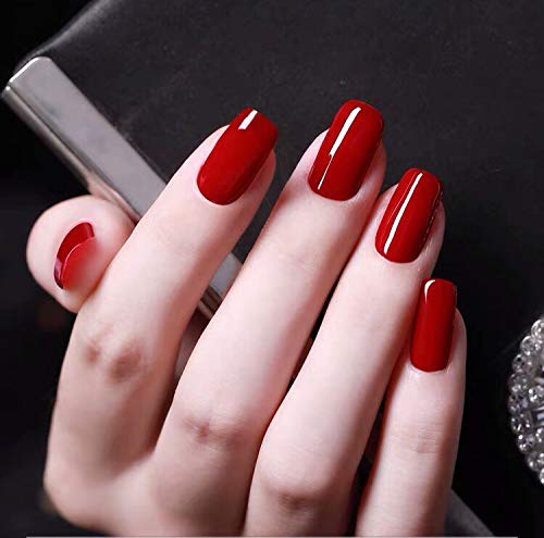 Vishine Red Colors Collection Gel Polish Set- Pack of 6 Colors Shine Finish and Long Lasting, Soak Off UV LED Gel 8ml/Pcs Gift Set