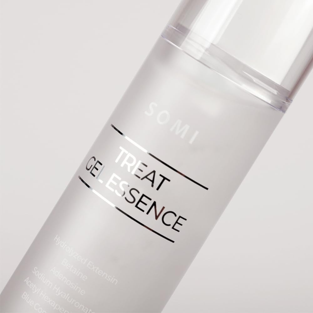 Treat Gel Essence 50 ml (1.69 fl. oz.) |Lightweight Clear Gel Face Serum | Hydrating & Smoothing with Hydrolyzed Extensin, Betaine, Sodium Hyaluronate & Acetyl Hexapeptide-8 | Blue Complex HR