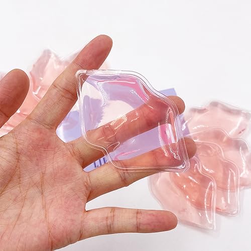 (10 PCS) Lip Ice Pack £¬Ice Compress After Lip ice Treatment, Reusable ice pad for Cosmetic, Lip Shape ice Pack to Relieve Pain and Relax Lips, Anti-Aging Lip Care ice Pack to Reduce Lip Swelling