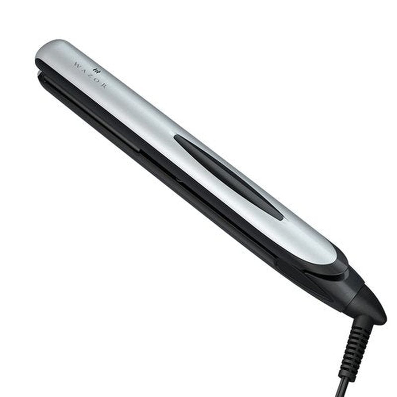 Hair Straightener Flat Iron and Curler 2 in 1 Professional Ceramic Flat Iron Instant Heat Up with Automatic Shut Off and Digital LED Display, Adjust Temperature from 284℉ to 446℉, 1 inch Sliver