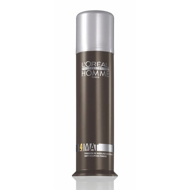 L'Oréal Professionnel Paris Styling Pomade For Men - Medium Hold, Matte Finish | All Hair Types