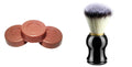 2 Pack Shaving Soap with Shaving Brush - Moisturizing Shea Butter & Green Sea Clay Formula - 1889 Products