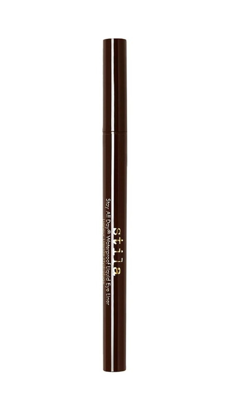 Stila Waterproof Liquid Eye Liner - Stay All Day Formula with Fine Brush Tip | Smudge-Proof Satin Finish