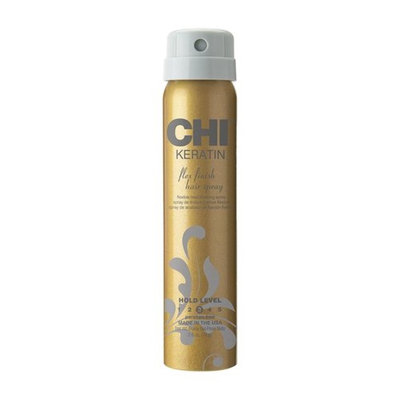 CHI Keratin Flex Finish Hair Spray - Lightweight Formula for Smooth Styling & Frizz Control | 2.6 Oz