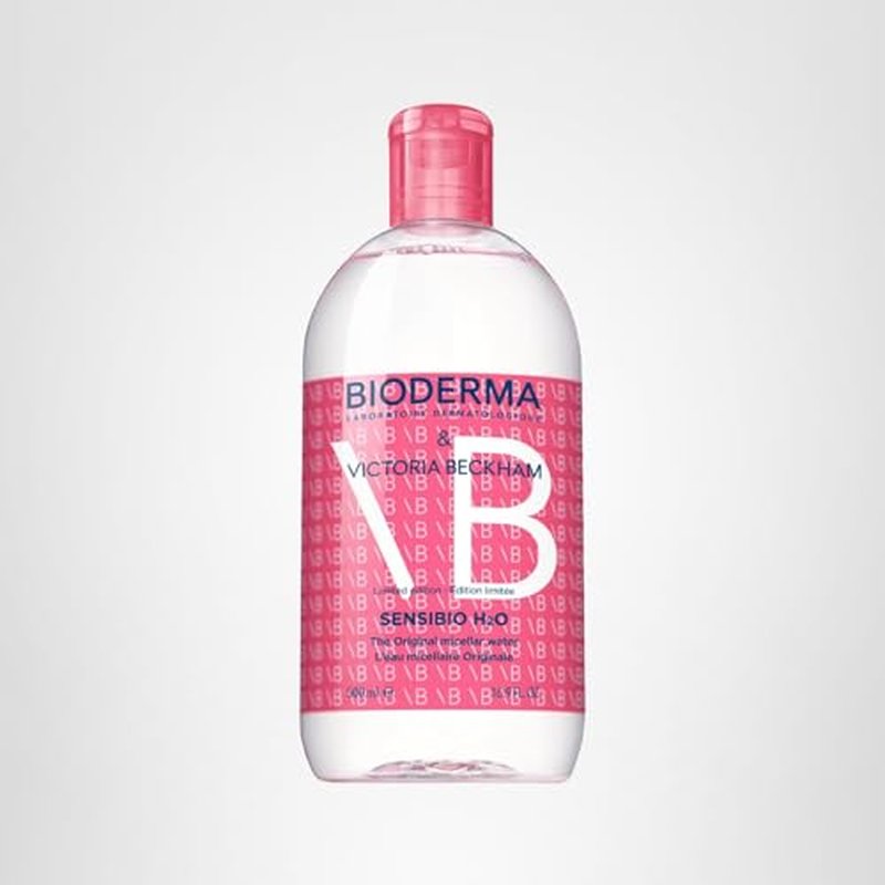 Bioderma Sensibio H2O Micellar Water Limited Edition, Makeup Remover Cleanser, Gentle for Skin, Fragrance-Free & Alcohol-Free, Gentle Face Cleanser for Sensitive Skin, 16.9 Fl Oz